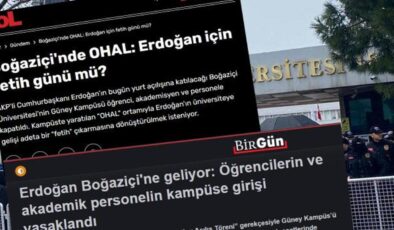 Başkan Erdoğan’ın gelişi öncesi Boğaziçi Üniversitesi hakkında çirkin provokasyon