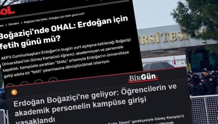 Başkan Erdoğan’ın gelişi öncesi Boğaziçi Üniversitesi hakkında çirkin provokasyon