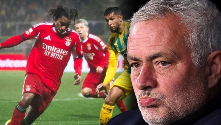 Benfica son dakikalarda galibiyeti kaçırdı! Mourinho puan kaybı sonrası çılgına döndü