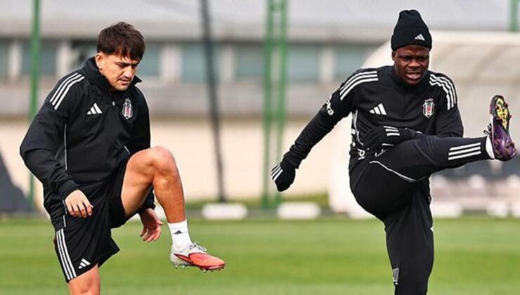 Beşiktaş’ın yeni transferi Olaitan ilk antrenmanına çıkı