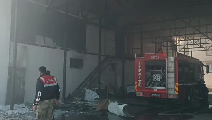 Biber fabrikasında korkutan yangın