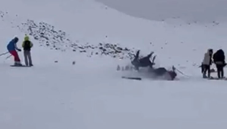 Bingöl’de kayak merkezinde feci kaza: 6 yaralı