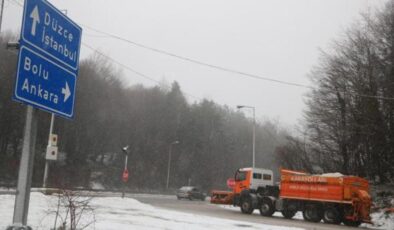 Bolu Dağı’nda kar ve sis alarmı!