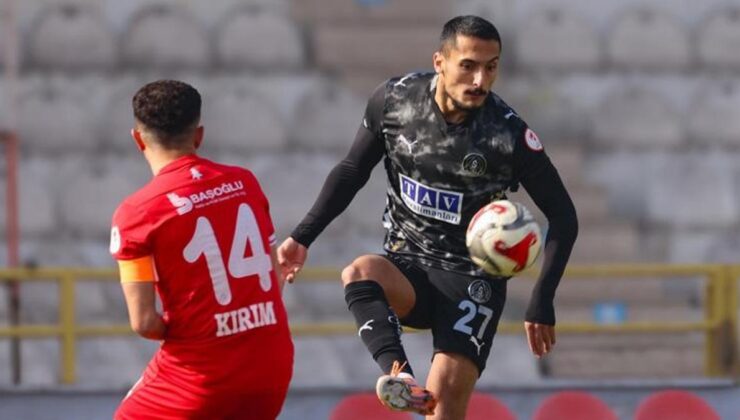 Bolu’da bir kırmızı kart, dört gol