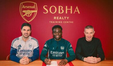 Bukayo Saka, Arsenal ile nikah tazeledi!