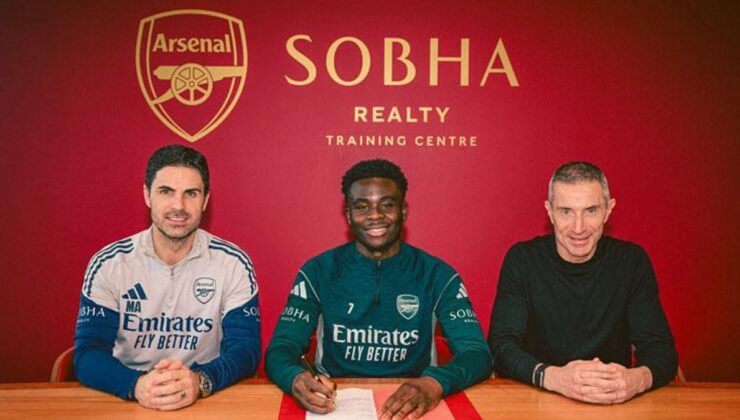Bukayo Saka, Arsenal ile nikah tazeledi!