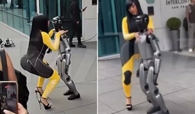 Cardi B rezil oldu! Robotla yaptığı dans kötü bitti