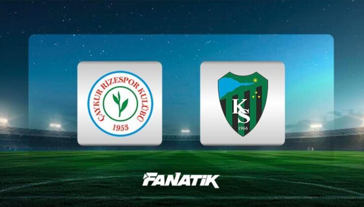 Çaykur Rizespor-Kocaelispor maçı ne zaman, saat kaçta, hangi kanalda canlı yayınlanacak? (Muhtemel 11’ler)