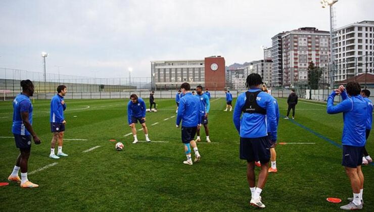 Çaykur Rizespor, Kocaelispor maçının hazırlıklarına başladı