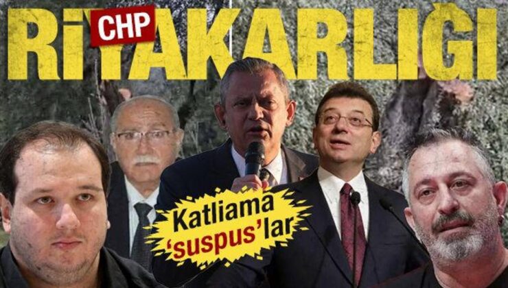CHP’de çevre riyakarlığı: Özel konuşurken, başkanı zeytinlikleri kesti