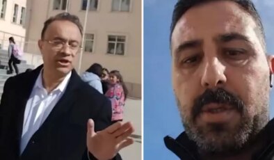 Çocuğunun okulundaki teneffüs ziline tepkisi sert oldu