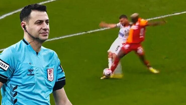 Çok konuşulacak pozisyon! İşte Galatasaray’ın penaltı beklediği an