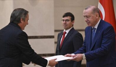Cumhurbaşkanı Erdoğan, 3 ülkenin büyükelçisini kabul etti