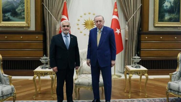 Cumhurbaşkanı Erdoğan, HÜDA PAR Genel Başkanı Yapıcıoğlu’nu kabul etti