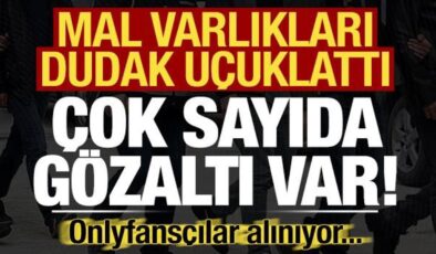 Dev Onlyfans operasyonu: Mal varlıkları dudak uçuklattı! Çok sayıda gözaltı var…