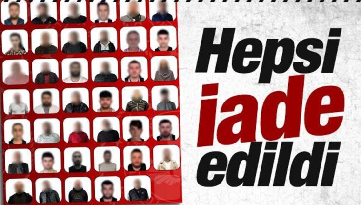 Dev operasyon: 23’ü kırmızı bültenle aranan 41 kişi Türkiye’ye iade edildi