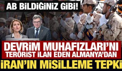 Devrim Muhafızları’nı terörist ilan eden Almanya’dan İran’ın misilleme tepki