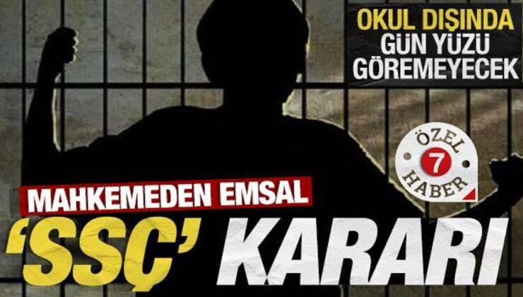Emsal suça sürüklenen çocuk kararı: Okul saatleri dışında ev hapsi ve elektronik kelepçe