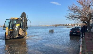 Enez’de deniz taştı!