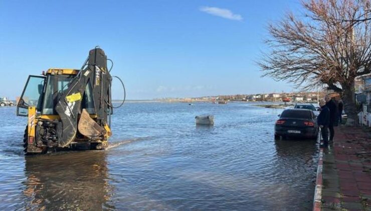 Enez’de deniz taştı!