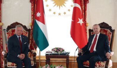 Erdoğan, Ürdün Kralı 2. Abdullah’ı Dolmabahçe’de ağırladı