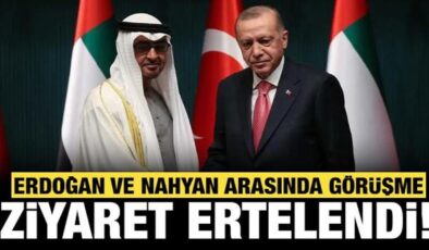 Erdoğan ve Al Nahyan arasında kritik görüşme!