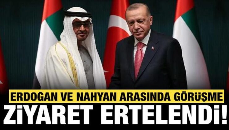 Erdoğan ve Al Nahyan arasında kritik görüşme!