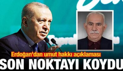 Erdoğan’dan umut hakkı açıklaması! Son noktayı koydu