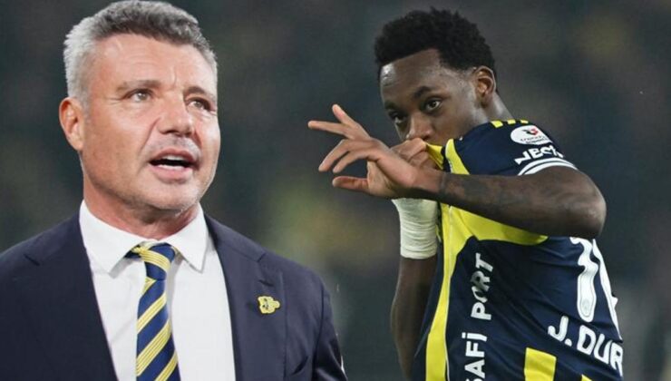 Fenerbahçe Başkanı Sadettin Saran’dan Jhon Duran’a tepki!