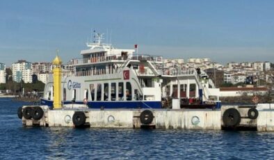 Feribot seferlerine ‘fırtına’ engeli