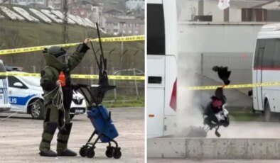 Fünye ile patlatılan valizden kıyafet çıktı