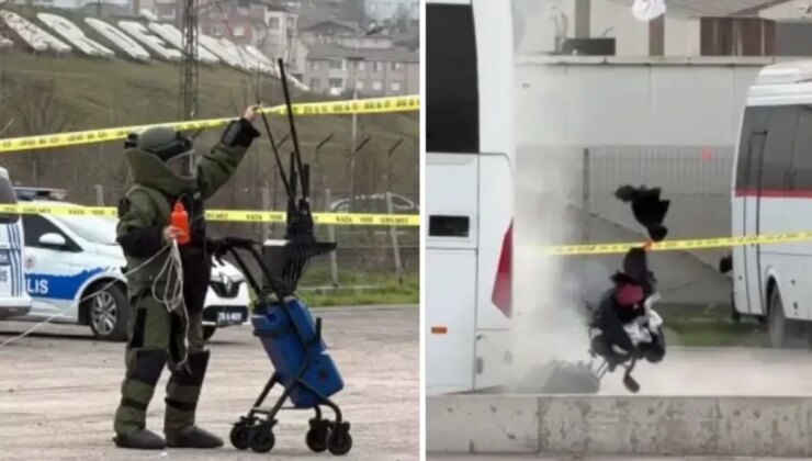 Fünye ile patlatılan valizden kıyafet çıktı