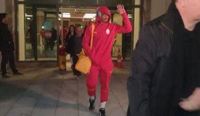 Galatasaray kafilesi Rize’ye geldi