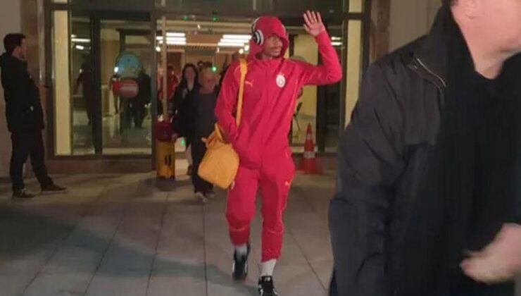 Galatasaray kafilesi Rize’ye geldi