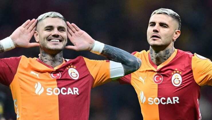 Galatasaray’ın yıldızı Mauro Icardi tarihe geçti! George Hagi’yi geride bıraktı