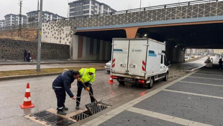 Gaziantep Büyükşehir, sağanak yağışa karşı teyakkuzda