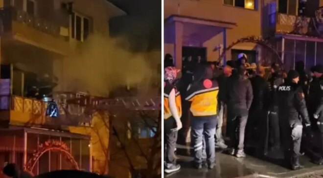 Gece yarısı korkutan yangın! 3’ü çocuk 8 kişi yaralandı