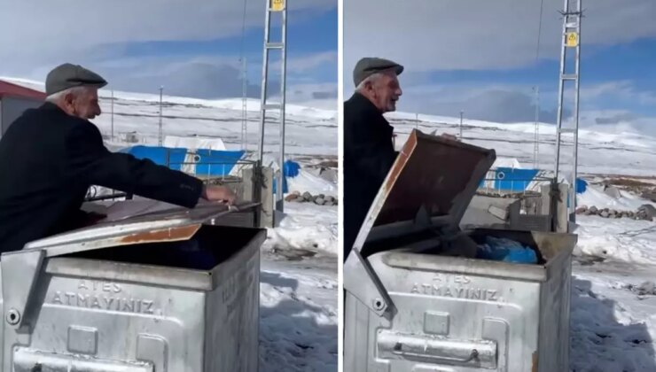 Görüntü Türkiye’nin bir ucundan! Çöp kutusunun kapağını açınca…