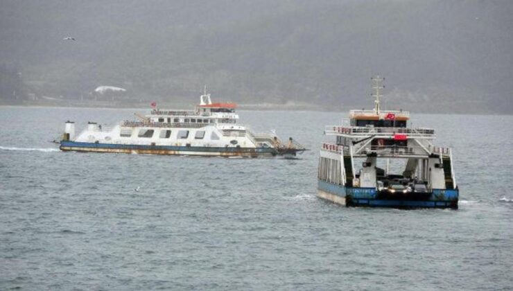 Güney Marmara’da yarınki feribot seferleri iptal edildi