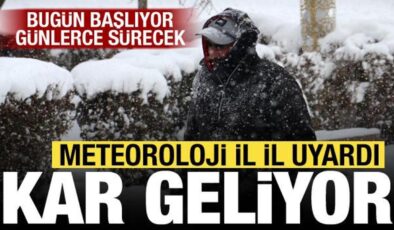 Hafta sonu plan yapanlar dikkat! Kuvvetli kar geliyor: Meteoroloji sarı alarm verdi