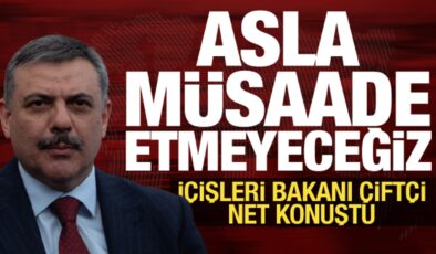İçişleri Bakanı Çiftçi’den Terörsüz Türkiye mesajı: Müsaade etmeyeceğiz!