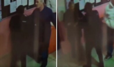 İki okul müdürüne birden saldırdı! O anlar kameralarda