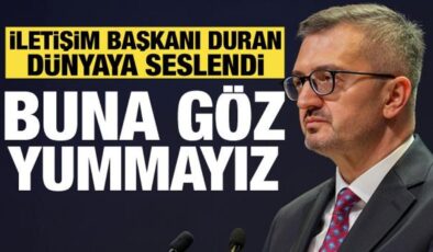 İletişim Başkanı Duran’dan Somali mesajı: Buna göz yummayacağız