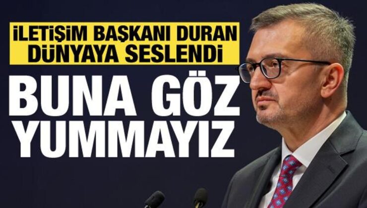 İletişim Başkanı Duran’dan Somali mesajı: Buna göz yummayacağız