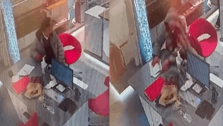 İş başvurusunda gelen kişi hırsız çıktı: O anlar kamerada