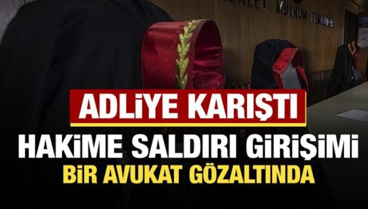 İstanbul’da adliyede hakime saldırı girişimi: Avukat gözaltında