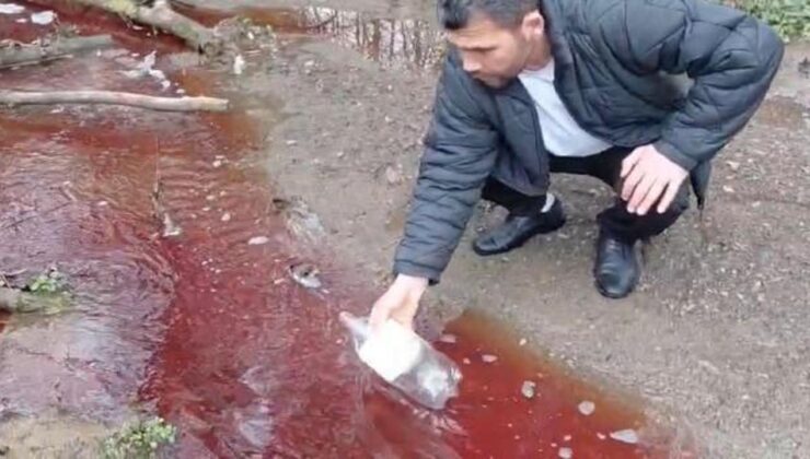 İstanbul’un içme suyunda korkutan manzara: Kırmızı renkte ve köpüklü!