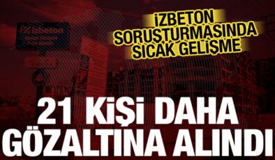 İzmir’de kentsel dönüşüm soruşturması: İZBETON’da 21 gözaltı