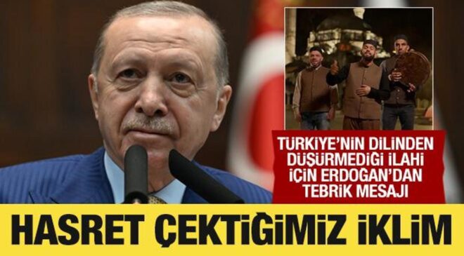 ‘Kabe’de Hacılar’ ilahisi Cumhurbaşkanı Erdoğan’ın da dikkatini çekti
