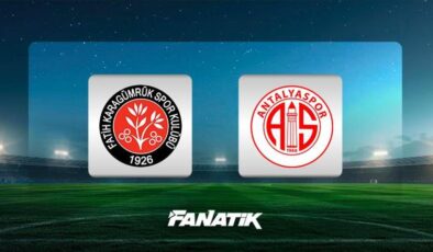 Karagümrük-Antalyaspor maçı ne zaman, saat kaçta, hangi kanalda canlı yayınlanacak? (Süper Lig)